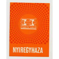Szabolcs Szallo - Nyiregyhaza / Hungary (Vintage Luggage Label)