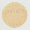 National Hotel Nemzeti - Budapest / Hungary (Vintage Luggage Label)