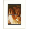 R.Folco: Dreamy Nude Female On Chair (Vintage Photo France 1980s)