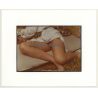R.Folco: Leg Study Of Semi Nude Woman / No Panties (Vintage Photo France 1980s)