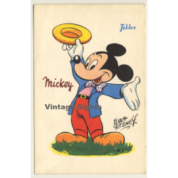 Walt Disney / Tobler: Mickey Mouse (Vintage French PC 1950s)