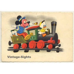 Walt Disney: Mickey Mouse On Train / Huey Dewey & Louie...