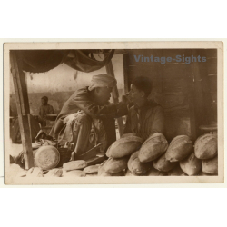 Maghreb: Barbier Arabe / Hairdresser - Shaving (Vintage RPPC)