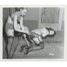 Irving Klaw: Blonde Mistress Ties Maids' Feet 9536 / Pin-Up - BDSM (Vintage Photo USA)
