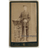 G. Koch / Ludwigsburg: Chevauleger - Saber - Uniform (Vintage CDV / Carte De Visite ~1900s)