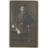 Emil Burger / Ulm: Young Soldier In Uniform (Vintage CDV / Carte De Visite ~1900s)
