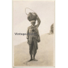 Sumatra / Indonesia: Native Old Man Head Carrying / Ethnic (Vintage RPPC 1931)