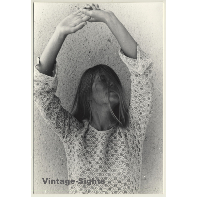 Jerri Bram (1942): Intense Portrait Of Pretty Blonde Woman*3 (Vintage Photo ~1970s)
