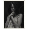 Jerri Bram (1942): Intense Portrait Of Pretty Young Woman (Vintage Photo ~1970s)