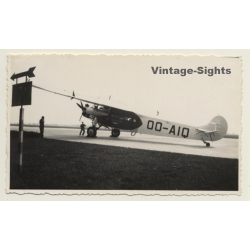Sabena OO-AIQ On Airfield *2 / Sabca Fokker F.VIIb-3m (Vintage Photo ~ 1930s)