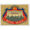 Hotel Reale - Rome / Italy (Vintage Luggage Label)