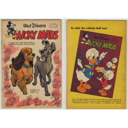 Micky Maus Nr.2 - 1956 / 2. Januarheft Susi Und Strolch (Original Vintage Comic)