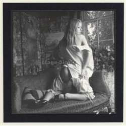 Bruce Warland: Beautiful Semi Nude Blonde*4 / Butt (Vintage Contact Print 1960s)