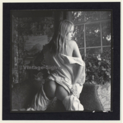 Bruce Warland: Beautiful Semi Nude Blonde*5 / Butt (Vintage Contact Print 1960s)