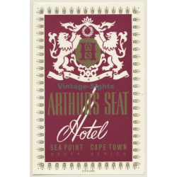 Hotel Arthur's Seat - Cape Town / South Africa (Vintage Luggage Label)