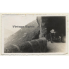 Ladeti - Istria / Croatia: Oldtimer On Pass Road - Tunnel - Woman (Vintage Photo 1936)