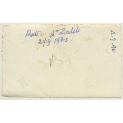 Ladeti - Istria / Croatia: Oldtimer On Pass Road - Tunnel - Woman (Vintage Photo 1936)