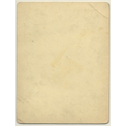 Elegant Woman In Victorian Dress / Lakeside (Vintage Cabinet Card ~1880s/1890s)