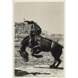 Arizona: Tucson Rodeo - Cowboy Horse Riding (Vintage RPPC)