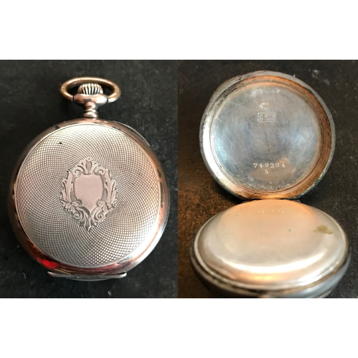 Vintage Ladies Pendant Watch - Damen Hängeuhr / 800 Silver ~1900s