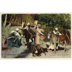 Cairo: Aniers Et Baudets / Donkey - Ethnic (Vintage PC ~1900s)