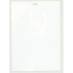 Nude Study Of Female Upper Torso In Forest (Nude Art: DDR B/W 80s)