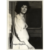 Jerri Bram (1942): Natural Pregant Nude Curlyhead / Eyes (Vintage Photo ~1970s)