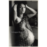 Jerri Bram (1942): Nude Study Of Pregnant Woman With Silk Scarf (Vintage Photo ~1970s)