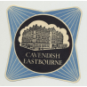 Hotel Cavendish - Eastbourne / Great Britain (Vintage Luggage Label)