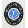 Hotel Victoria - Frankfurt-Main / Germany (Vintage Luggage Label)