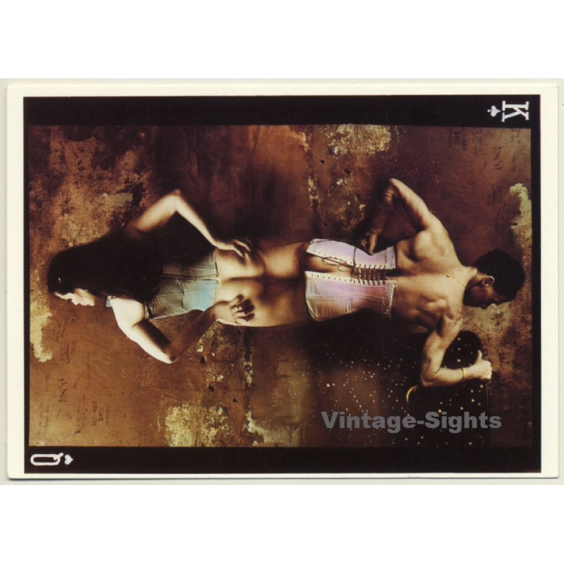 Jan Saudek: Ohne Titel, 1986 - King & Queen / Risqué - Erotica (Vintage PC)