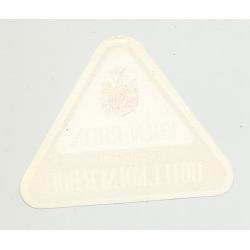 Hotel Kölner Hof - Köln (Rhein) / Germany (Vintage Luggage Label)