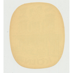 Hotel Schlentner Am Ring - Köln / Germany (Vintage Luggage Label)