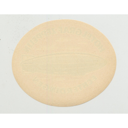 Hotel Graf Zeppelin - Echterdingen Bei Stuttgart / Germany (Vintage Luggage Label)