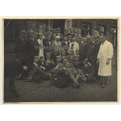 Mensur Studentenverbindung - Burschenschaft - Schmiss*2 (Vintage Photo 1920s)