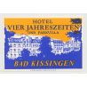 Hotel Vier Jahreszeiten & Parkvilla - Bad Kissingen / Germany (Vintage Luggage Label)