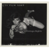 Semi Nude Transsexual Strip Dancer*4 (Vintage Contact Sheet Photo 1980s)