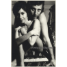 Jerri Bram (1942): Artistic Portrait Of Natural Nude Couple (Large Vintage Photo ~1970s)