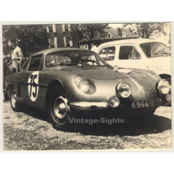 Rallye Du Limousin 1964: N°75 Renault Alpine / Tixador Choisy (Vintage Photo)
