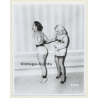 Irving Klaw: Mistress Spanks Tied Maid - Gag 4529 / Pin-Up - BDSM (Vintage Photo USA)