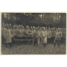 St.Ghislain: Presentation Of Iron Cross 2.Class By Major Schmölder*2 WW1 (Vintage RPPC 1914)