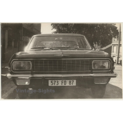 Limousin 1964: Opel Kapitän / Front View (Large Vintage Photo)