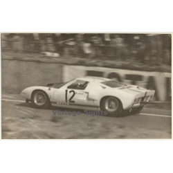 Le Mans 1964: Ford GT40 Mk.I / Attwood - Schlesser (Large Vintage Photo)