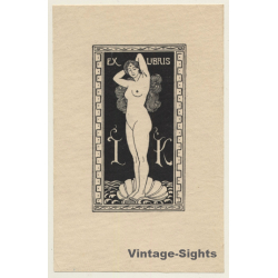 Anonymous for IK / Erotica - Risqué - Art Nouveau (Vintage Exlibris)