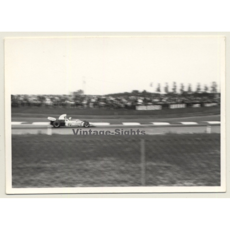 Nivelles-Baulers GP Formula 1: N°10 Peter Revson - McLaren Ford (Vintage Photo 1972)