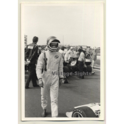 Nivelles-Baulers GP Formula 1: N°14 Mike Beuttler On Race Track - March Ford (Vintage Photo 1972)