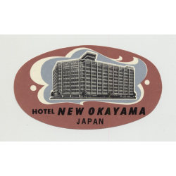 Hotel New Okayama / Japan (Vintage Luggage Label)