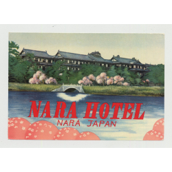 Nara Hotel - Nara / Japan (Vintage Luggage Label Large)