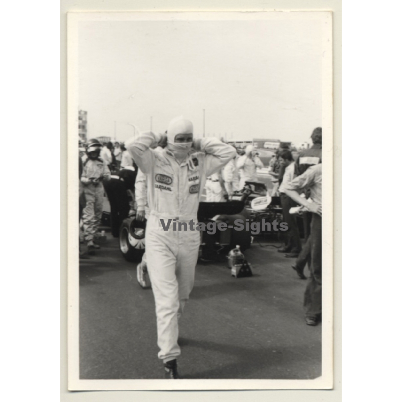 Nivelles-Baulers GP Formula 1: N°18 Wilson Fittipaldi On Race Track (Vintage Photo 1972)