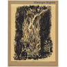 Frans Masereel: Les Flammes / Die Flammen (Vintage Art Print 1947)